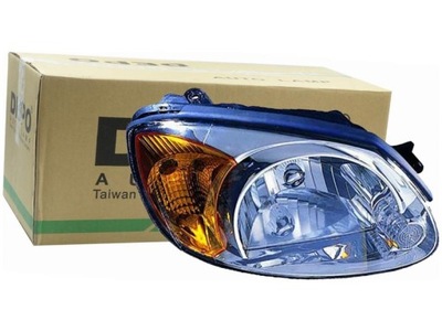 Лампа фара правий hyundai accent ii mk2 03-05 фото №1