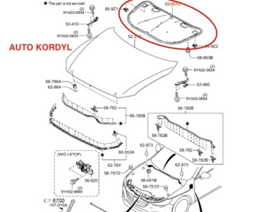 Nowe шумоізоляція капот mazda kombi 2016 фото №1