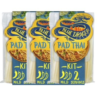 Blue Dragon Zestaw Pad Thai pasta makaron 3x265g