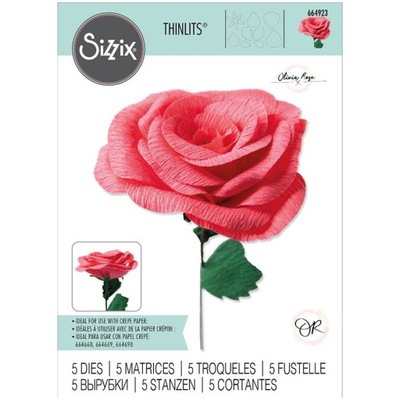 Wykrojnik Sizzix Thinlits - Classic Rose róża