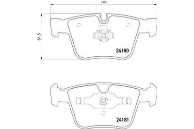 КОЛОДКИ ТОРМОЗНЫЕ MERCEDES W221 S-KLASA AMG 05-13 T