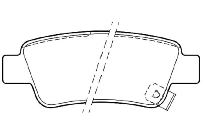 Valeo гальмівні колодки гальмівні honda cr-v iii iv 07- задня фото №1