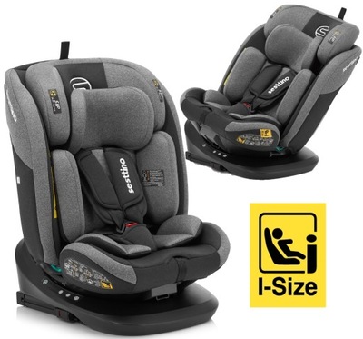 СИДІННЯ АВТОМОБІЛЬНИЙ I-SIZE 40-150CM SESTTINO OKTAGON PRO 0-36KG ISOFIX