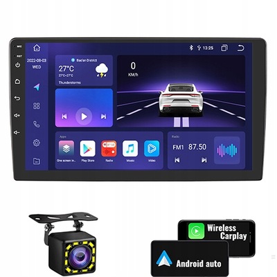 RADIO ANDROID 2DIN GPS KAMERKA CUADRO 6GB RAM 128GB  