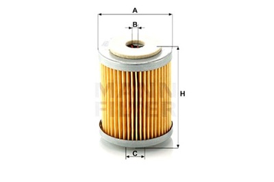 MANN-FILTER FILTRO COMBUSTIBLES BOBCAT BOMAG CASE  