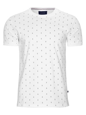 Quickside Męski biały T-shirt Koszulka XXXL