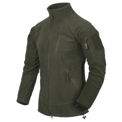 Bluza Helikon ALPHA TACTICAL - Grid Fleece - Olive Green XS