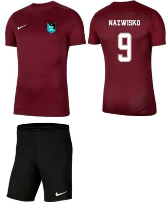 Nike strój piłkarski z NADRUKIEM 128-137 juniorski