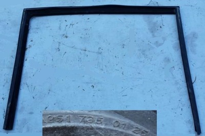 Прокладка стекло левый задний  mercedes r 251 2517350125 фото №1