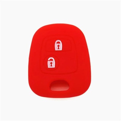 REDSILICONE KEY CASE CASE PROTECTOR KLAWISZE PARA PEUGEOT 107 206 207 307 DL  