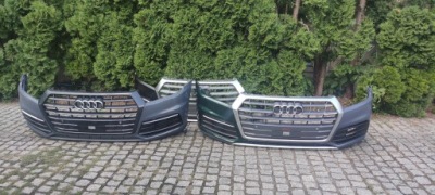 Audi q5 fy 80a перед бампер передній звичайний basis стандарт решітка радіатора фото №1