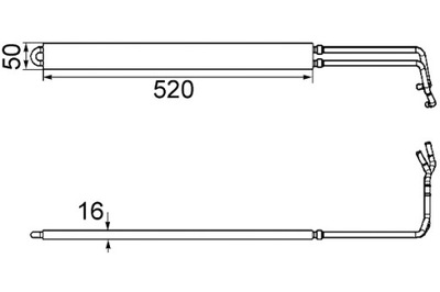 MAHLE РАДИАТОР МАСЛА OPEL INSIGNIA A SAAB 9-5 1.6-2.0D 07.08-03.17