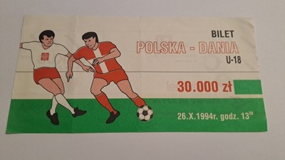 POLSKA - DANIA 26-10-1994 OLSZTYN