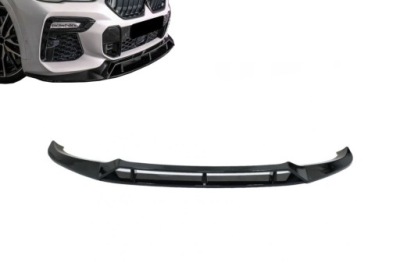 Накладка bmw x6 g06 19- спойлер чёрный блеск фото №1