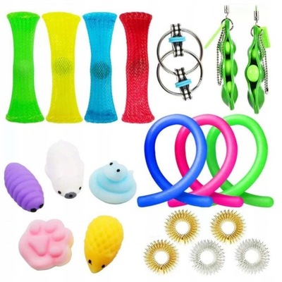 20Szt Sensory Antystresowe Zabawki Fidget Toys