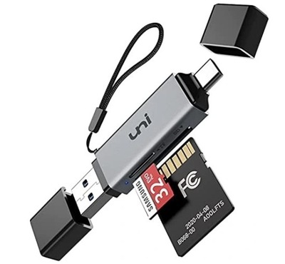 Czytnik kart pamięci ADAPTER USB 3.0, USB C OBSŁUGUJE SD/MICRO SD/SDHC/SDXC