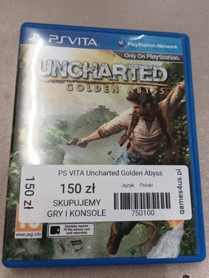 PS VITA UNCHARTED ZŁOTA ODCHŁAŃ PL / AKCJA / PRZYGODOWE