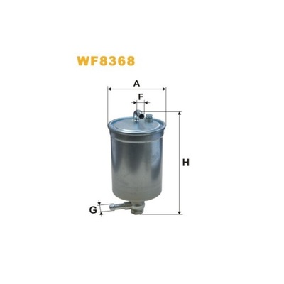 WIX WF8368 FILTRO COMBUSTIBLES COMO MANN WK853/17 FILTRON PP839/9  