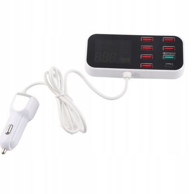 DISPOSITIVO DE CARGA DE AUTOMÓVIL STACJA LADUJACA MULTI USB  