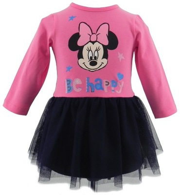 MINNIE MYSZKA sukienka tiul DISNEY ORYG 80 86