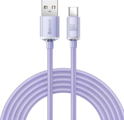 Kabel USB Baseus USB-A - USB-C 2 m Fioletowy (baseus_20220224125845)