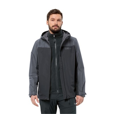 Męska kurtka 3w1 z kapturem Jack Wolfskin TAUBENBERG 3IN1 JKT XXL