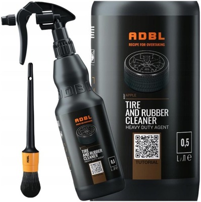ADBL TIRE AND RUBBER CLEANER ZESTAW DO OPON GUMY