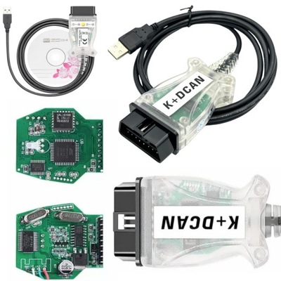 K+DCAN DO BMW CABLE INTERFEJS DIAGNOSTYCZNY OBD2 INPA ISTA NCS ENSAYADOR OBD 2  