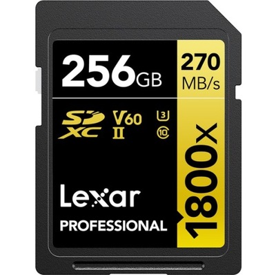 Karta pamięci LEXAR SDXC 256GB PRO 1800x 270MB/s