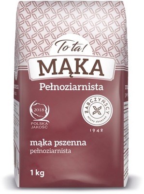 MĄKA PSZENNA PEŁNOZIARNISTA 1kg Razowa ToTa!