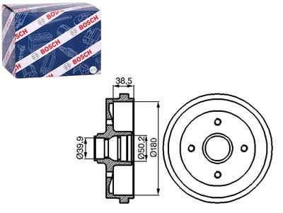 BEBNY DE FRENADO 2SZT. PARTE TRASERA AUDI 50 80 B1 80 B2 CUPÉ B2 SEAT AROSA  