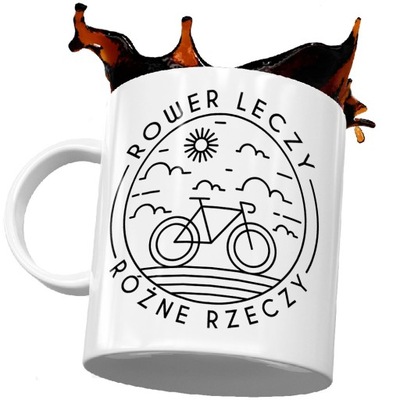 ROWER LECZY KUBEK BIKE dla ROWERZYSTY URODZINY