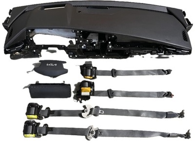 AIR BAGS AIRBAG CONSOLE HEAD UP BELTS SET KIA NIRO II 22R-  