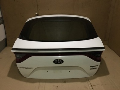 KIA STINGER GT TAPA DE MALETERO PARTE TRASERA COMPUESTA BLANCA PERLA  