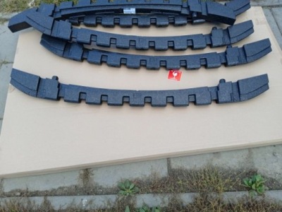 Nissan qashqai j12 абсорбер бампера передний перед oryg. фото №1