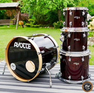 Perkusja Ayotte Drum Smith 20", 10", 12", 14" Walnut