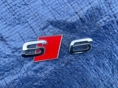 Эмблема значок надпись задняя audi a6 s6 оригинал 4b0853735 фото №1