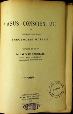 Casus Conscientiae 1906 r