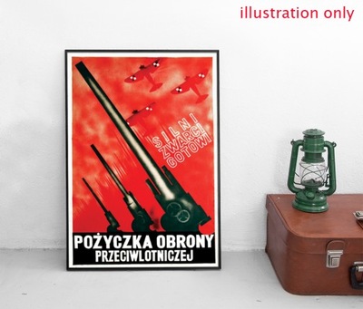 A2 Plakat Polska silni zwarci gotowi PSZ II WS