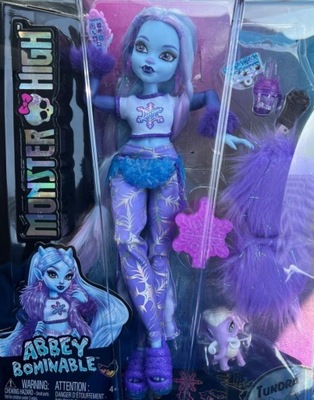 MONSTER HIGH LALKA ABBEY BOMINABLE YETI Mammoth