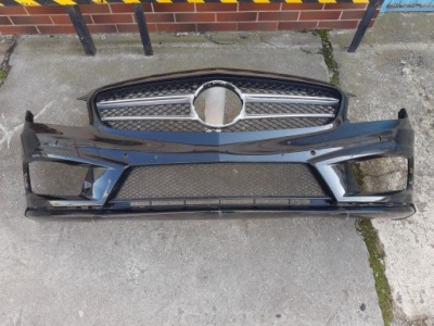 Mercedes a w176 amg pdc бампер перед+ решётка радиатора решётка каркас фото №1