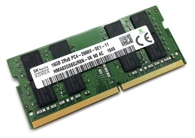 NOWA PAMIĘĆ RAM SK HYNIX 16GB DDR4 2666MHZ SODIMM