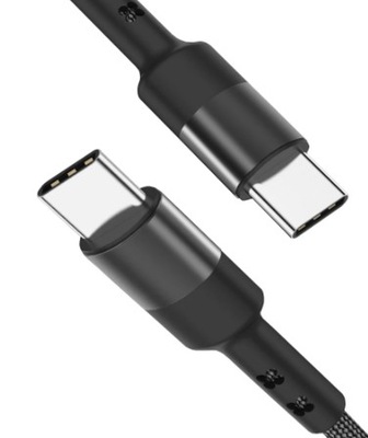 Kabel ładowania PD USB-C x2 5A 100 W QC 3.0 PD 2m