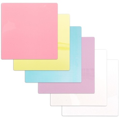 Karteczki suchościeralne samoprzylepne - pastelowe