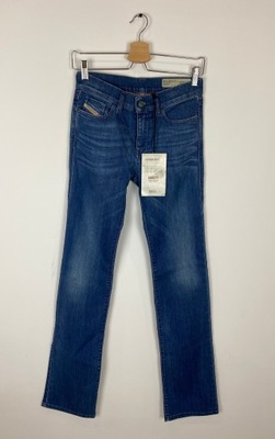 Niebieskie spodnie jeansy Diesel W25/L32