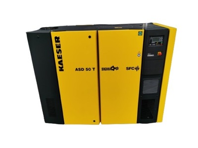 КОМПРЕССОР ВИНТОВОЙ KAESER ASD50T SFC 25KW +FALOWNIK 5270L/MIN +ОСУШИТЕЛЬ