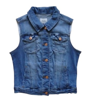 MANGO JEANS __ JEANSOWA KAMIZELKA __ R. 32/XXS