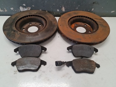Диск тормозные диски тормозные колодки vw passat b6 2.0 tdi 310mm фото №1