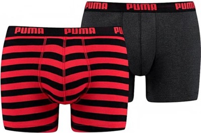 BOKSERKI MĘSKIE PUMA STRIPE 1515 BOXER 2 PARY r S