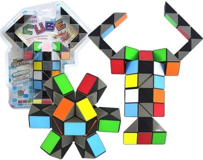 72el UKŁADANKA KOSTKA MAGICZNY WĄŻ MAGIC CUBE 4634